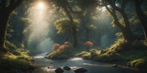 waterfall in the forest