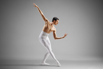 Male ballet dancer