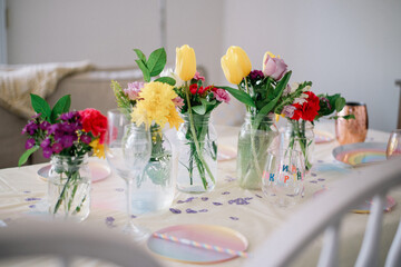 Colorful Birthday Party Table