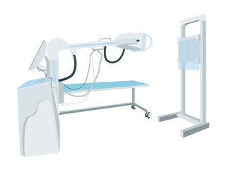X-ray, radiology room, radiology equipment, imaging device.