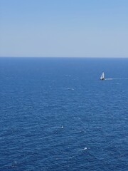 Fototapeta premium sailboat on the Mediterranean sea 