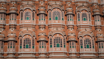 The architecture of Jaipur in India