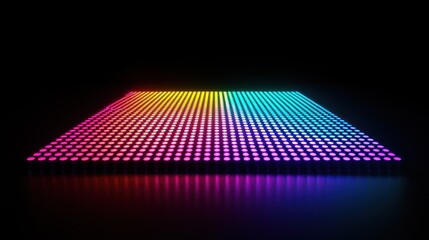 Vibrant LED Light Panel Display