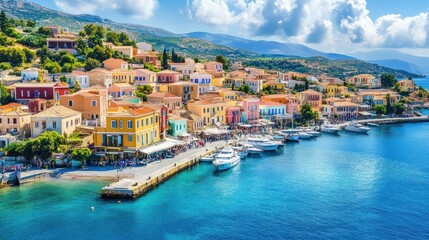 Picturesque Harbor Town