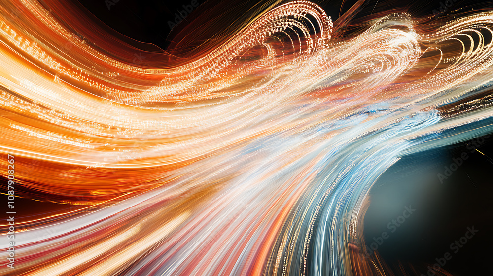 Fototapete an abstract representation of cybersecurity featuring a digital lock symbolizing a secure network sy