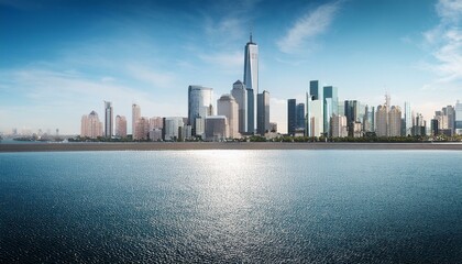 Obraz premium City skyline wallpaper