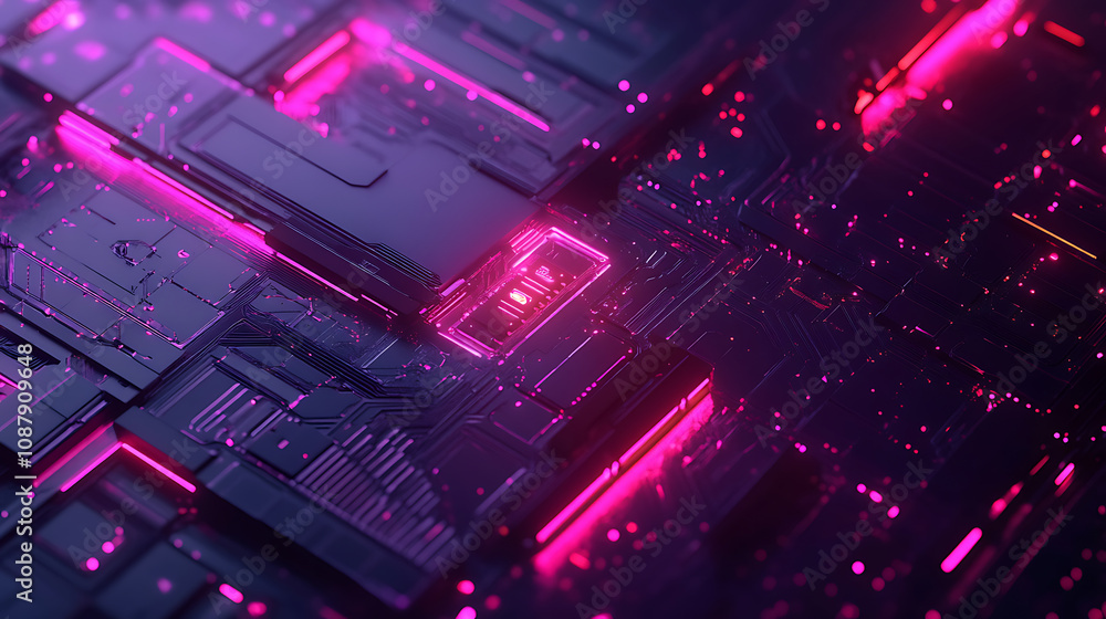 Aufkleber An abstract representation of cybersecurity featuring a digital lock symbolizing a secure network system protecting personal information from cyber threats
