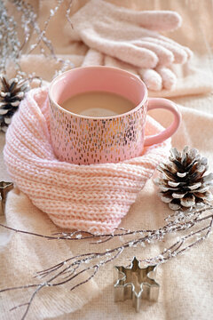 Winter pink tea