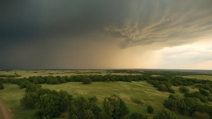 Severe thunderstorm with hail and heavy rain
