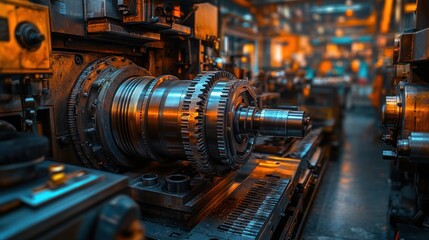 Fototapeta premium Industrial machinery close-up.