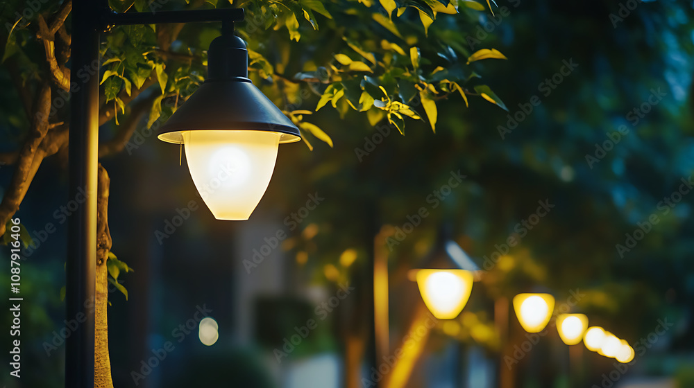 Aufkleber eco-friendly led lighting solutions for efficient power usage, promoting sustainability and cost sav