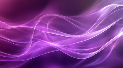 Naklejka premium Abstract purple gradient background with blurry outlines dreamy and ethereal illustration