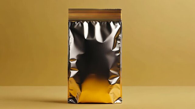 Foil Coffee Bag Mockup Video