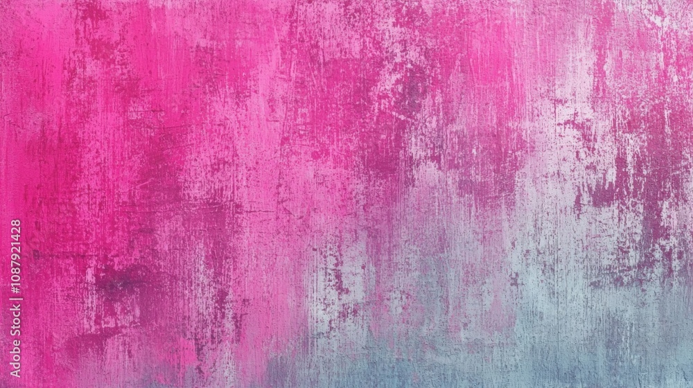 Poster pink and grey hues blend seamlessly in a textured background, creating a captivating gradient effect