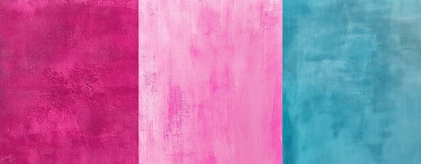 Fototapeta premium Colorful textured background featuring vibrant pink, magenta, and turquoise stripes creating a modern and abstract design, perfect for various creative projects