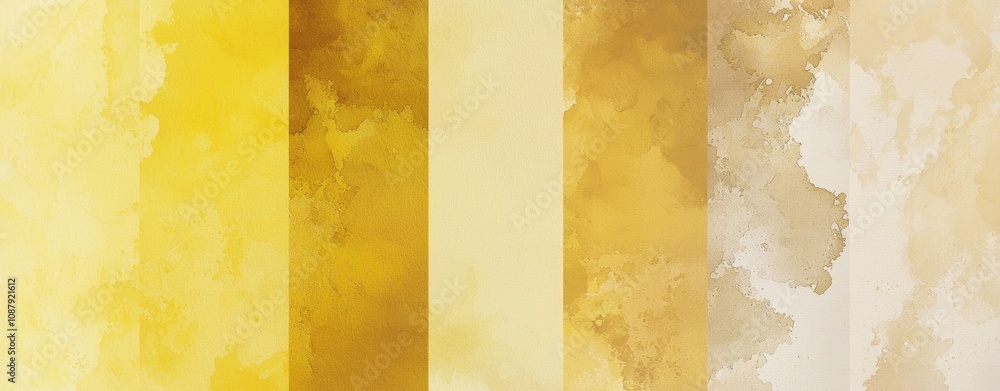Poster gold watercolor stripes creating a beautiful abstract background texture with subtle variations in h