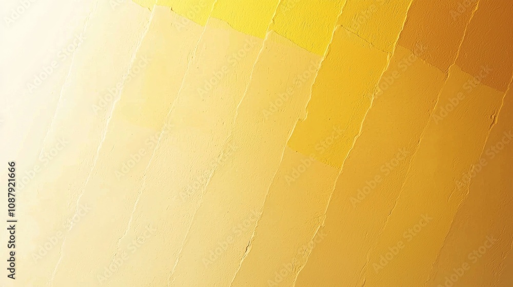 Poster vibrant yellow brushstrokes create a modern abstract art background with depth and interest. perfect
