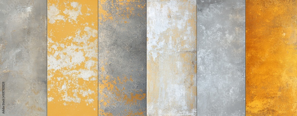 Aufkleber different concrete textures are combined to create a seamless and colorful pattern, perfect for back