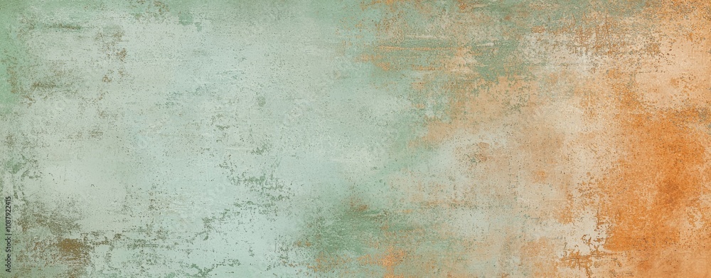 Aufkleber green and orange textured abstract background creating a gradient, perfect for websites, presentatio