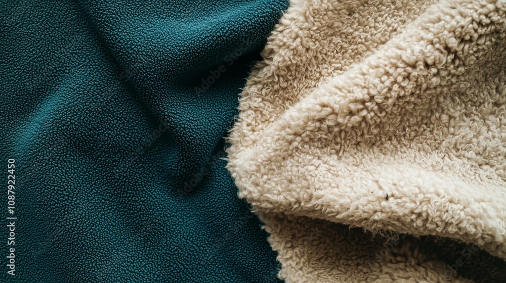 Poster soft and textured fleece and sherpa fabrics combine in a cozy and inviting arrangement, perfect for 