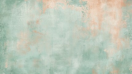 Fototapeta premium Green and orange textured background for vintage and artistic design projects, adding depth and character with a retro style, perfect for creative endeavors
