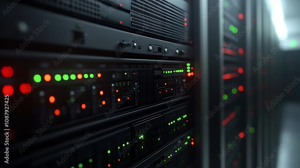 Poster Server computers of a modern data center