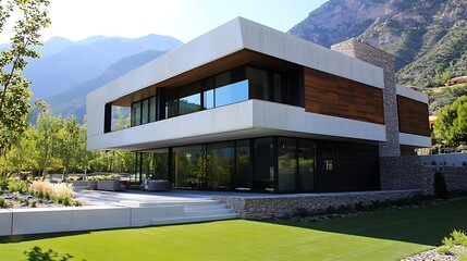 Utah home exterior beautiful modern architecture design
