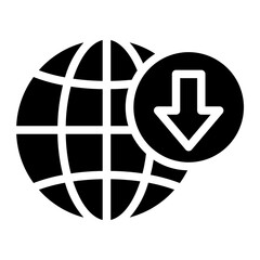 Download icon. Download button. Download files icon vector. 