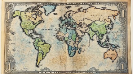 Fototapeta premium an image of the dollar currency that rules the world.