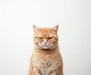 Obraz premium portrait of a cat isolated on white