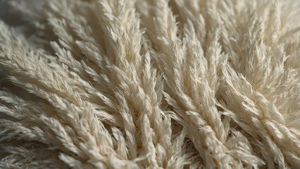 Fototapeta premium Eco Friendly Fabric Texture Pineapple leaf fiber fabric with soft textured strands close-up