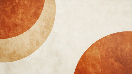Abstract Organic Shapes in Earth Tones
