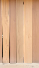 Obraz premium Empty difference brown shade colored of planks wooden board background. Beautiful mixed texture and pattern panels from reused old wood pallet. Image for natural material or mock up display concept,