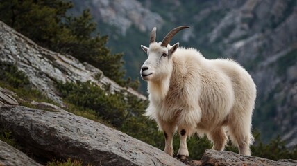 Obraz premium Mountain goat