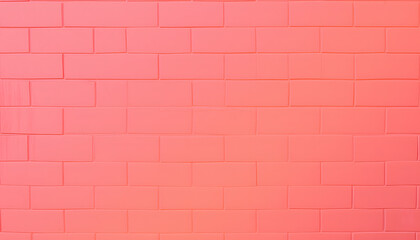 Fototapeta premium Gradient coral orange urban wall texture. Modern pattern for wallpaper design. Creative urban city background for advertising mockups. Abstract open composition Minimal geometric style solid colors,