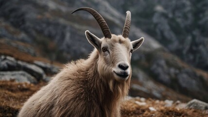 Fototapeta premium Mountain goat