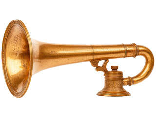 Obraz premium Vintage Golden Horn with Elegant Design