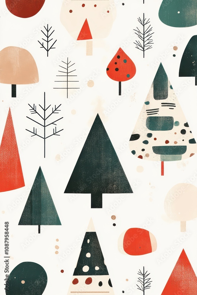Poster vibrant geometric pattern with overlapping triangles and textured effect in retro colors for creativ