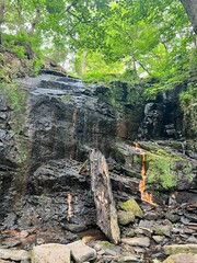 just beatiful park with falls