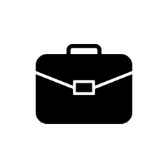 Briefcase icon vector. suitcase sign and symbol. luggage symbol.