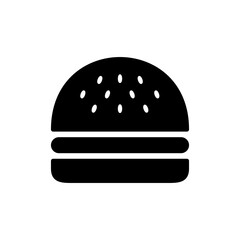 Burger icon vector. burger sign and symbol. hamburger