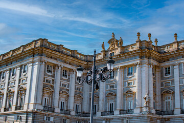 Fototapeta premium the facade of the palace
