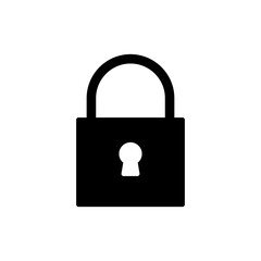 Lock icon vector. Padlock sign and symbol. Encryption icon. Security symbol
