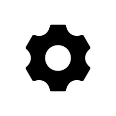 Setting icon vector. Cog sign and symbol. Gear Sign