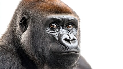 Obraz premium Close-up Portrait of a Gorilla