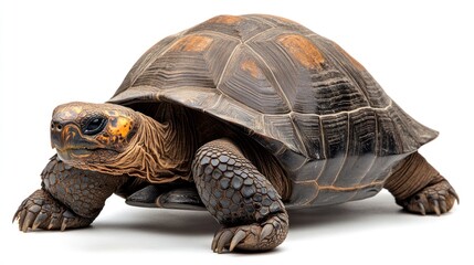 Obraz premium A Close-Up of a Galapagos Tortoise