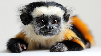 Obraz premium Cute Baby Monkey Portrait