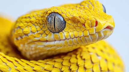 Obraz premium Close-up of a Yellow Snake