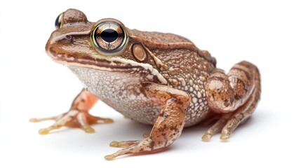 Obraz premium Close-up of a Brown Frog
