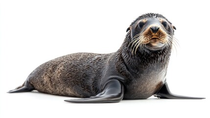 Fototapeta premium A Curious Seal Pup